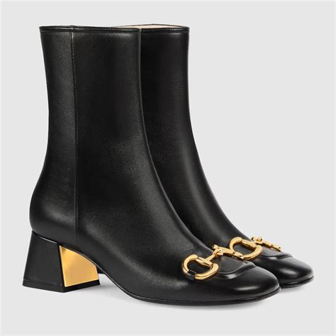 gucci womens horsebit boot velvet|Gucci heeled ankle boots.